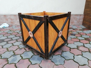 Jardiniera ceramica 550x550x600 - imagine 4