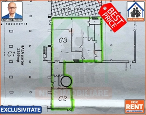 Pret bomba! 2,5 e/mp! Hala productie/depozitare/birouri | IMGB - S4 - imagine 8