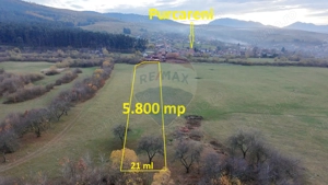 Teren 5.800 mp Purcareni curent, gaz, apă / Strada 30 decembrie