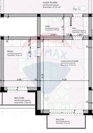 Apartament cu 2 camere de vânzare - imagine 2