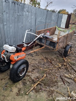 motosapa ruris 7 cai cu remorca 