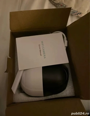 Cameră Supraveghere Exterior WiFi 3MP   NOUĂ cu card inclus - imagine 3