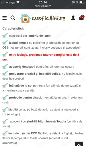 Vand cusca caine pisici izolata termic - imagine 4