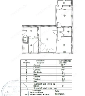 3 camere 1 Decembrie 1918 - Salajan I metrou I metrou I COMISION 0% - imagine 2
