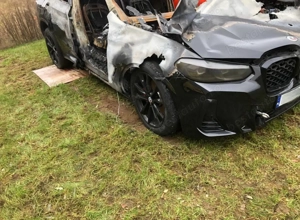 BMW X4 2023 după incendiu complet   caroserie cu acte VIN lizibil, cumpărat din salon export posibil - imagine 5