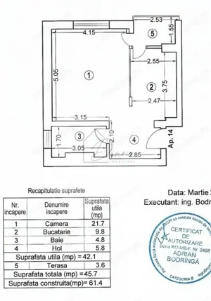 Studio de vanzare Aviatiei Cloud 9 I parcare inclusa - imagine 6