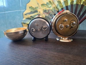 Ceas mecanic Slava 11 rubine glob racheta rusesc URSS 11 jewels - imagine 5