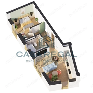 Apartament 2 camere in ansamblul rezidential Felix Estate - imagine 9
