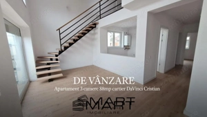 Apartament 3 camere 88mp cartier DaVinci