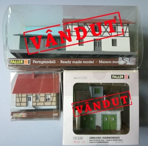 Machete cladiri trenulete electrice H0