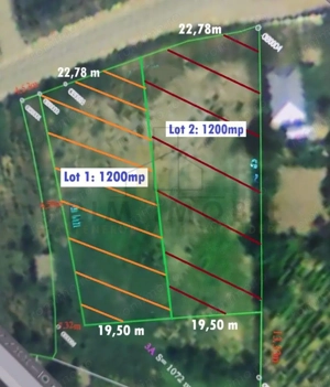 Teren in Goruni comuna Tomesti 12 km de rond Podu Ros - 1200 mp