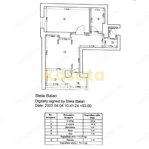 2 camere I Otopeni central I Trio Residence I et 1 I parcare subteran - imagine 14