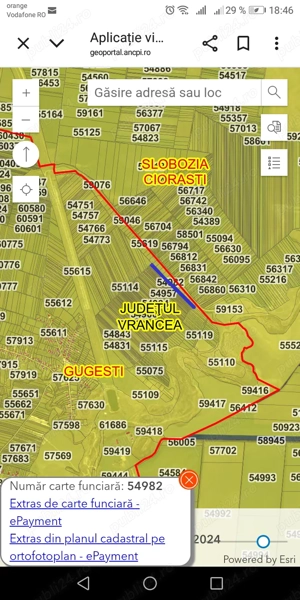 Vând teren extravilan Gugești, Oreav