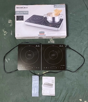 plita dubla electrica cu inductie silvercrest lidl 