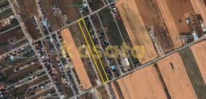 Teren de vânzare – 500 mp, deschidere 29 ml, Clinceni | 70 €/mp