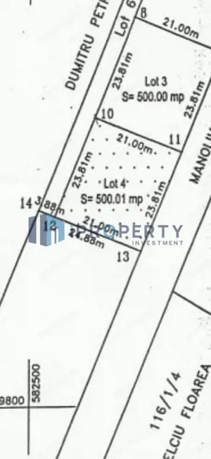 Teren Intravilan | Magurele - Zona Cargus  | 500mp