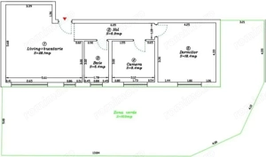 GRADINA 105 mp. Aproape de Zone2 si Mega Image. Decomandat. - imagine 4