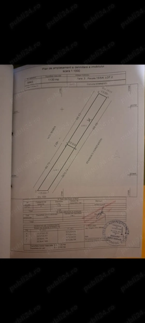 Teren intravilan Domnesti ilfov 1130mp  - imagine 3