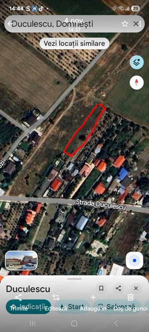 Teren intravilan Domnesti ilfov 1130mp  - imagine 2