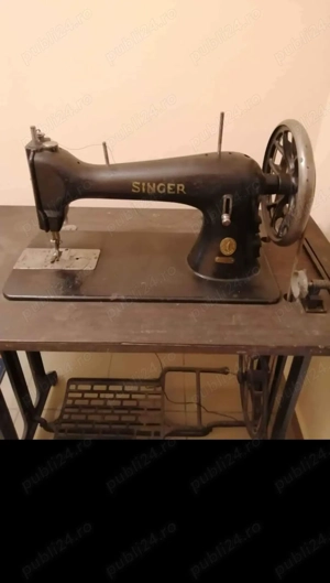 Masina de cusut hamuri Singer. - imagine 2
