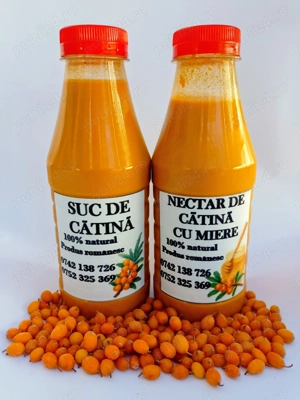 Suc și Nectar de Cătina cu Miere