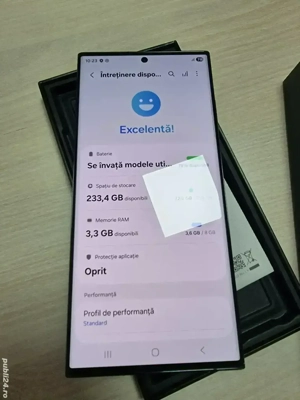 Samsung S23 Ultra 256Gb - Phantom Black - ca nou - imagine 3