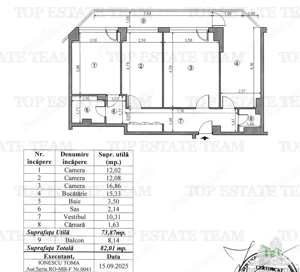 Vanzare apartament 3 camere Ion Mihalache- Piata 1 Mai - imagine 9