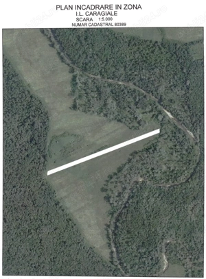1 ha teren extravilan arabil I.L. Caragiale Dâmbovița, drum + pârâu