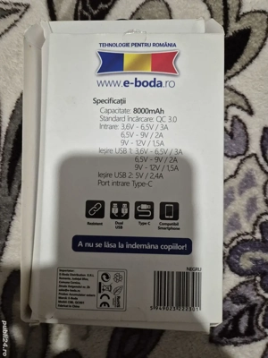 Baterie externa noua E-Boda - imagine 3