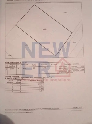 De Vanzare Teren 400 mp cu Autorizatie de contructie  Adunatii Copaceni  Giurgiu - imagine 12