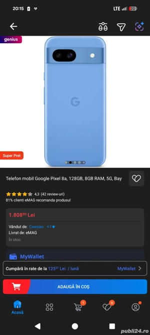 Telefon google Pixel 8  - imagine 4