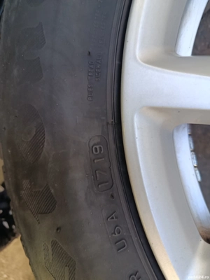 Jante audi  5x112 16 anvelope 225 55 16, bune 5 mm  - imagine 2