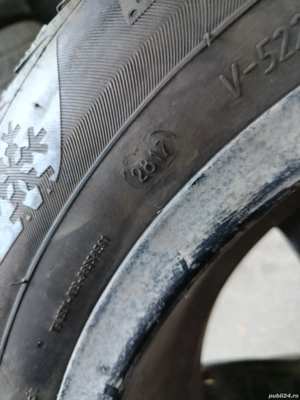 Jante vw passat 5x112 16 anvelope 205 55 16, M+S , foarte bune  - imagine 7