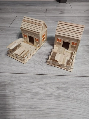 Macheta Casa lemn proiect școală săptămâna verde