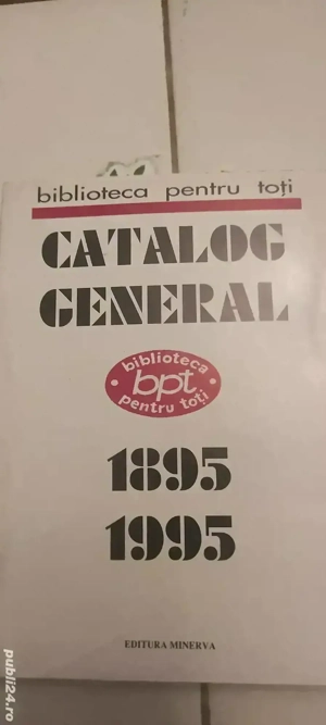 Catalog BPT Biblioteca pentru toți 