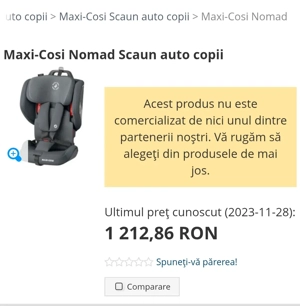 Scaun masina copii