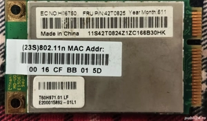 adaptor de rețea wireless Atheros, modelul AR5BXB72 - imagine 3