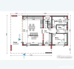 PF vand casa individuala semifinisata  - imagine 3
