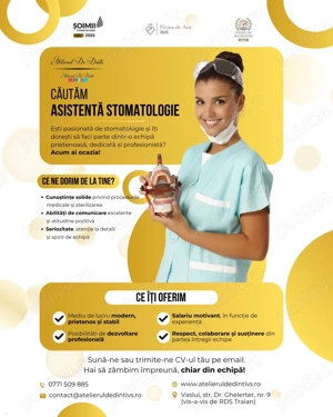 Angajam Asistenta Medicala Full Time