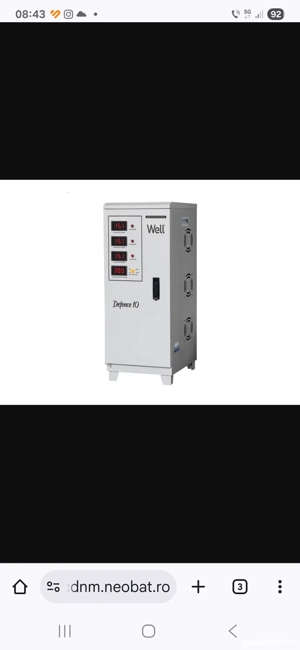 vând stabilizator de tensiune