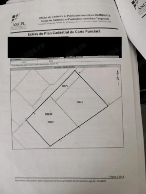 Teren intravilan 1135 mp Samurcași   Crevedia - Str.Modolea - imagine 2