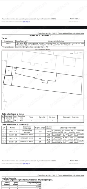 Vând teren 450 mp   Strada Școlii nr. 22, zona Gară Abator, Constanța