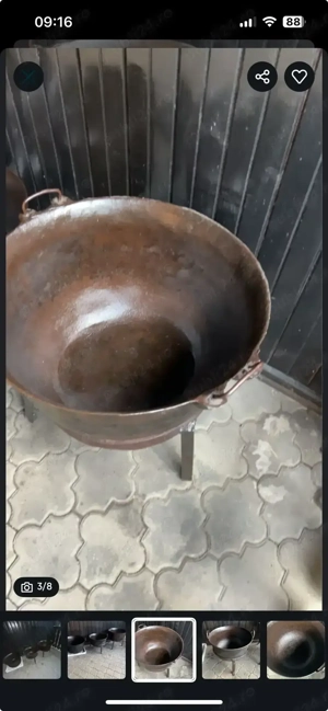 Vând ceaune de 80,90,100l fontă tuci impecabile 