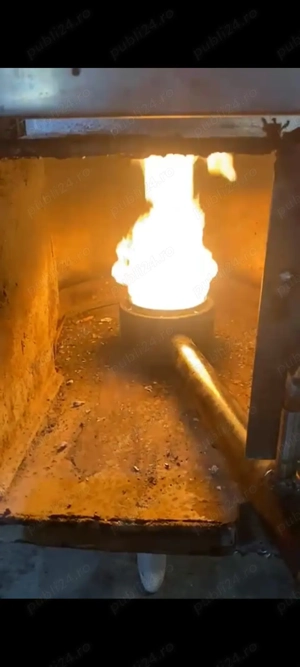 Arzator ulei uzat 40 kW cu ventilator, (CLU,ulei ars,rapita,etc) clasic