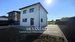 Casa individuala 130mp cu teren liber 200 in Cristian