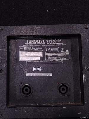 Boxa bass behringer 18' 400w RMS - imagine 4