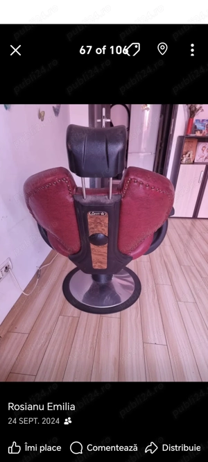 Scaun frizerie ,stare foarte buna! - imagine 3