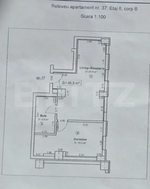 Apartament cu 2 camere, 46 mp, zona Soarelui - imagine 12
