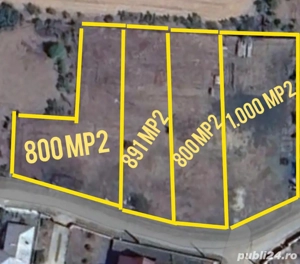 Vând teren 4 Parcele Poiana Lacului