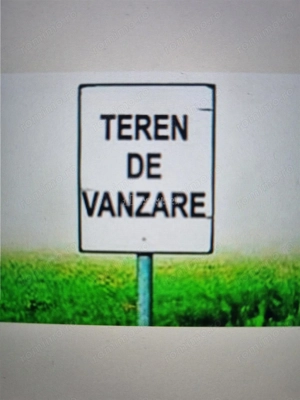 Vanzare TEREN intravilan  1000 mp  deschidere 17 m liniari  Nanov
